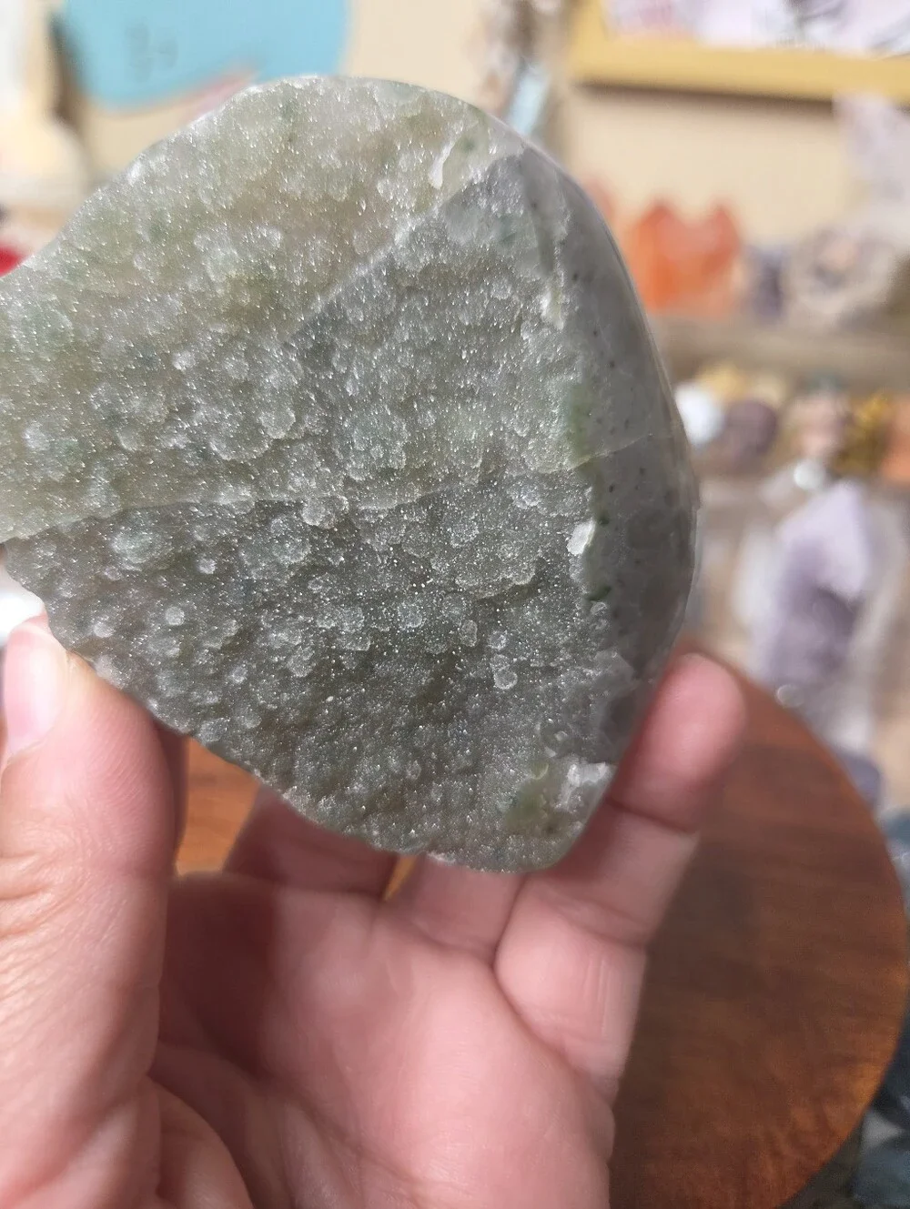 Green Amethyst Freeform 3x3 (Attracts Abundance)